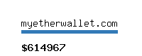 myetherwallet.com Website value calculator