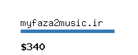myfaza2music.ir Website value calculator