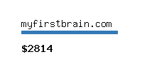 myfirstbrain.com Website value calculator