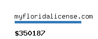 myfloridalicense.com Website value calculator