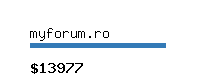 myforum.ro Website value calculator