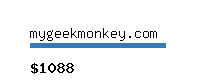 mygeekmonkey.com Website value calculator