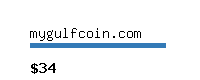 mygulfcoin.com Website value calculator