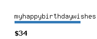 myhappybirthdaywishes.com Website value calculator