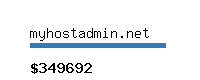 myhostadmin.net Website value calculator