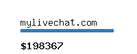 mylivechat.com Website value calculator