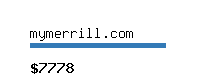 mymerrill.com Website value calculator