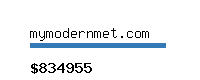 mymodernmet.com Website value calculator