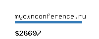 myownconference.ru Website value calculator