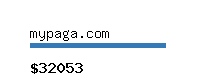 mypaga.com Website value calculator