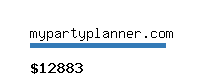 mypartyplanner.com Website value calculator
