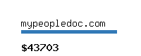 mypeopledoc.com Website value calculator