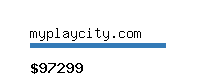 myplaycity.com Website value calculator