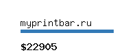 myprintbar.ru Website value calculator