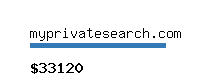 myprivatesearch.com Website value calculator