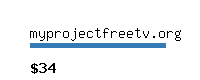 myprojectfreetv.org Website value calculator