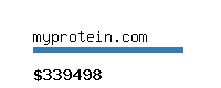 myprotein.com Website value calculator