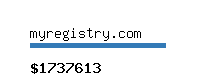 myregistry.com Website value calculator