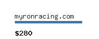myronracing.com Website value calculator