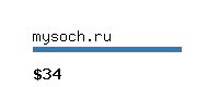 mysoch.ru Website value calculator