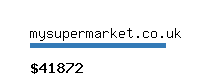 mysupermarket.co.uk Website value calculator