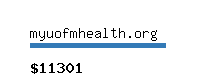 myuofmhealth.org Website value calculator