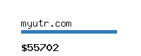 myutr.com Website value calculator