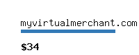 myvirtualmerchant.com Website value calculator