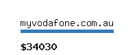myvodafone.com.au Website value calculator