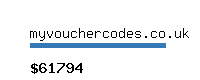 myvouchercodes.co.uk Website value calculator