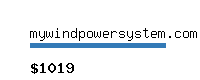 mywindpowersystem.com Website value calculator