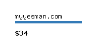 myyesman.com Website value calculator