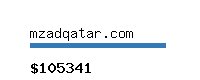 mzadqatar.com Website value calculator