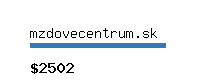 mzdovecentrum.sk Website value calculator