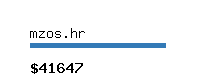 mzos.hr Website value calculator