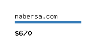 nabersa.com Website value calculator