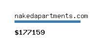 nakedapartments.com Website value calculator