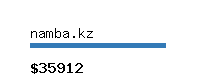 namba.kz Website value calculator