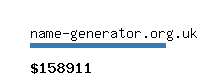 name-generator.org.uk Website value calculator