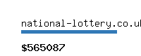 national-lottery.co.uk Website value calculator