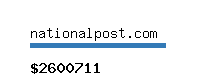 nationalpost.com Website value calculator