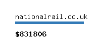 nationalrail.co.uk Website value calculator