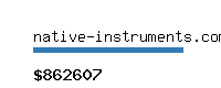 native-instruments.com Website value calculator