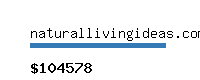 naturallivingideas.com Website value calculator