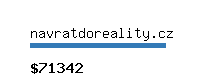 navratdoreality.cz Website value calculator
