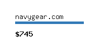 navygear.com Website value calculator