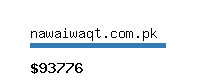 nawaiwaqt.com.pk Website value calculator