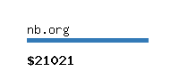 nb.org Website value calculator