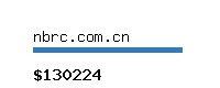 nbrc.com.cn Website value calculator