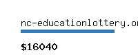 nc-educationlottery.org Website value calculator